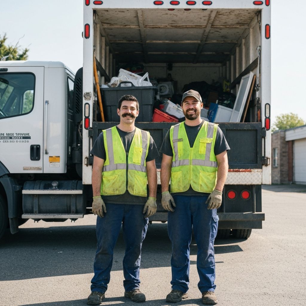 Joey and Jorge, professional junk removal team in Fort Pierce, Florida